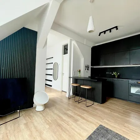 Super Zentrales Design-apartment Apartmán Wiesbaden